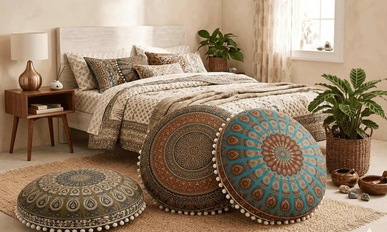 Mandala Printed Floor Cushions